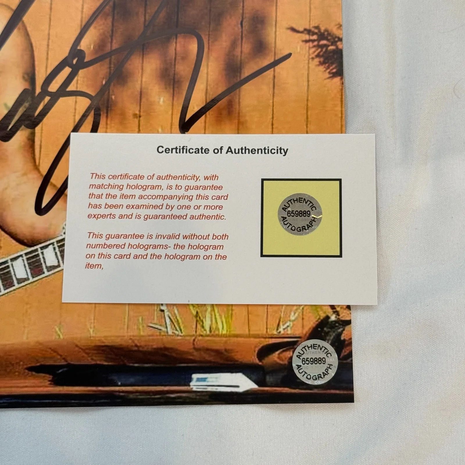 SLASH SIGNED AUTOGRAPHED 8x10 PHOTOGRAPH AUTO PHOTO GUNS N ROSES VELVET REVOLVER, изображение 4