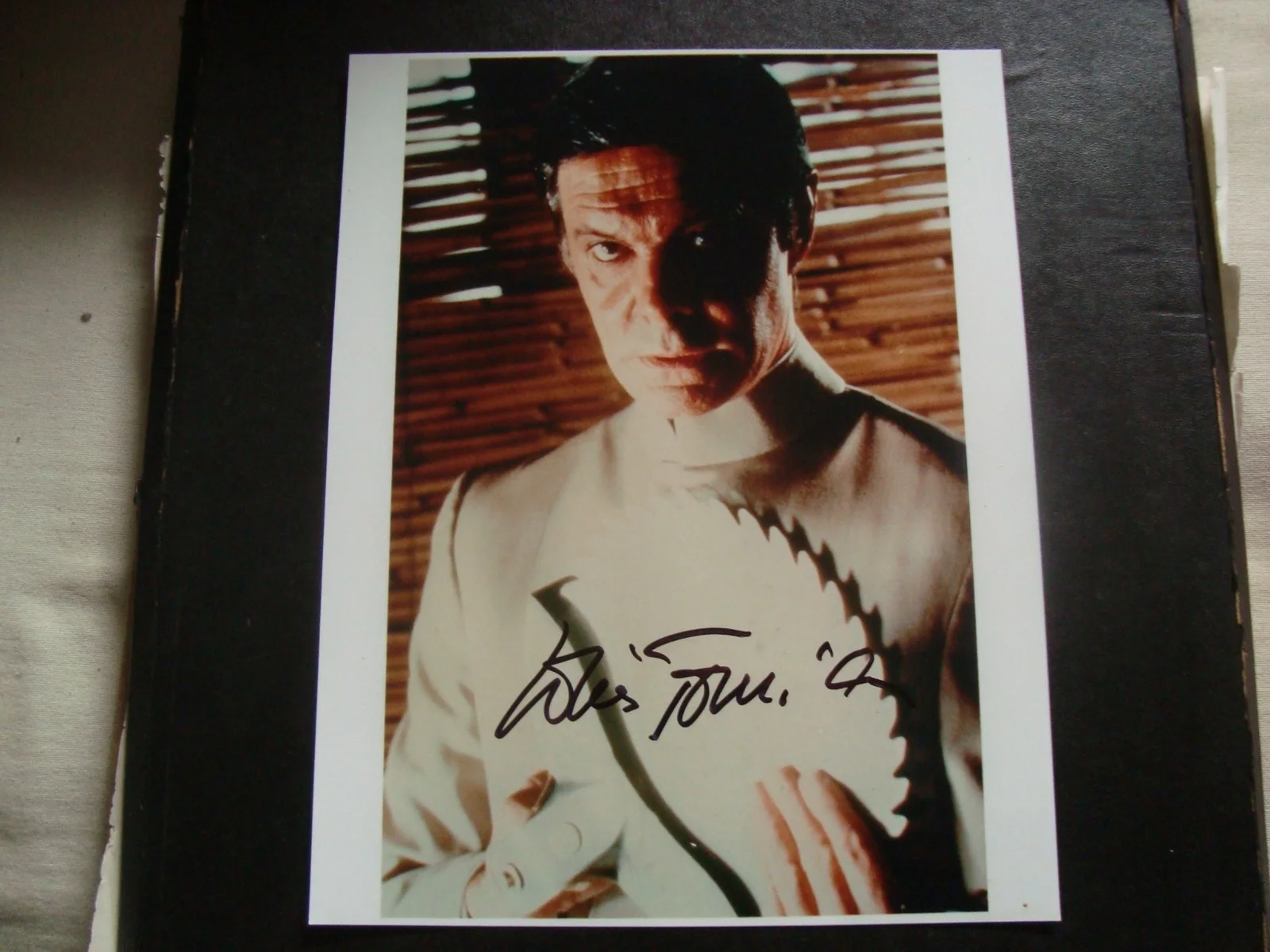 Louis Jordan — James Bond - Louis Jordan Autographed Photo - Villain Kamal Khan Octopussy - COA