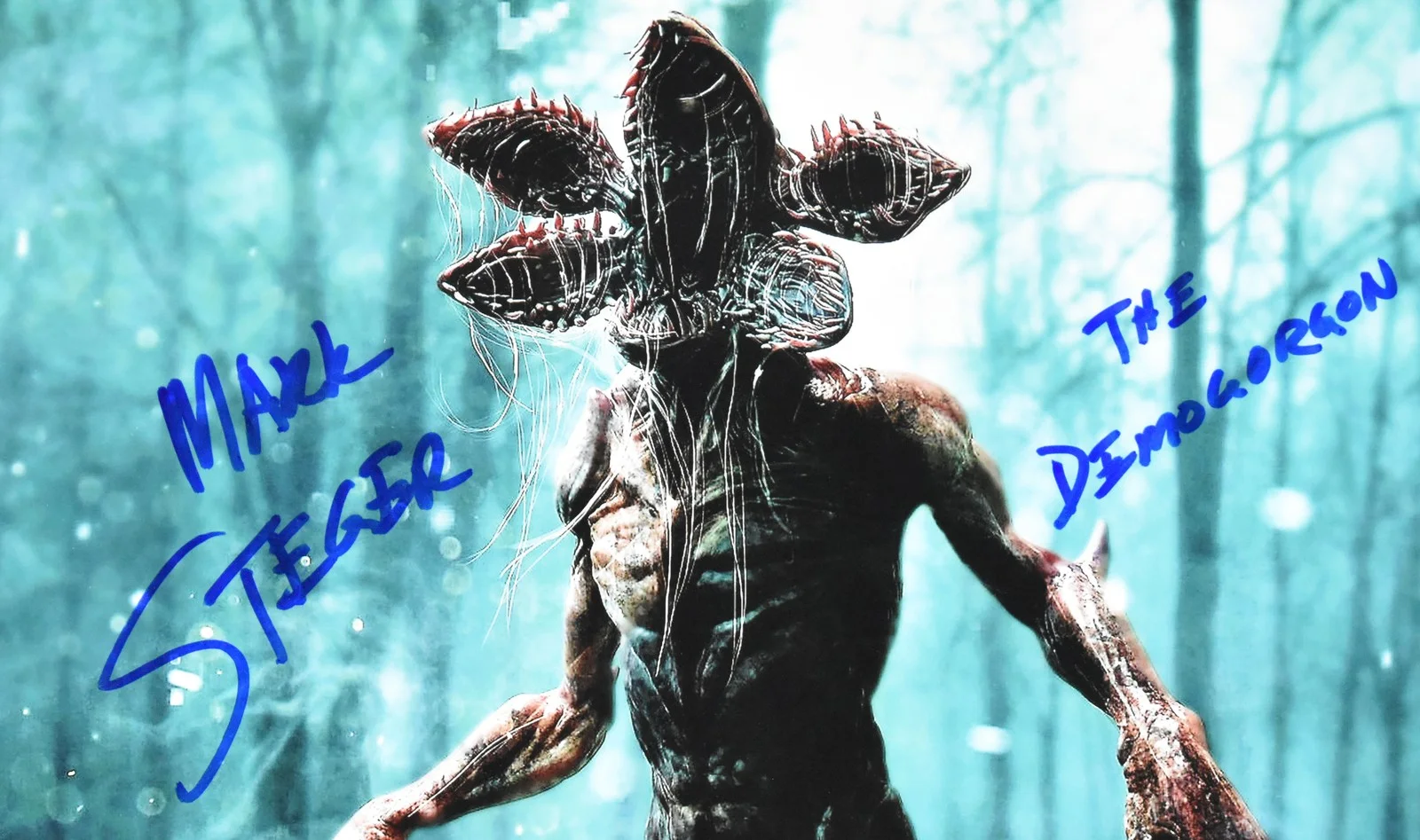 Mark Steger — Mark Steger Autographed 11x14 Stranger Things Demogorgon Photo Beckett Hologram, изображение 2