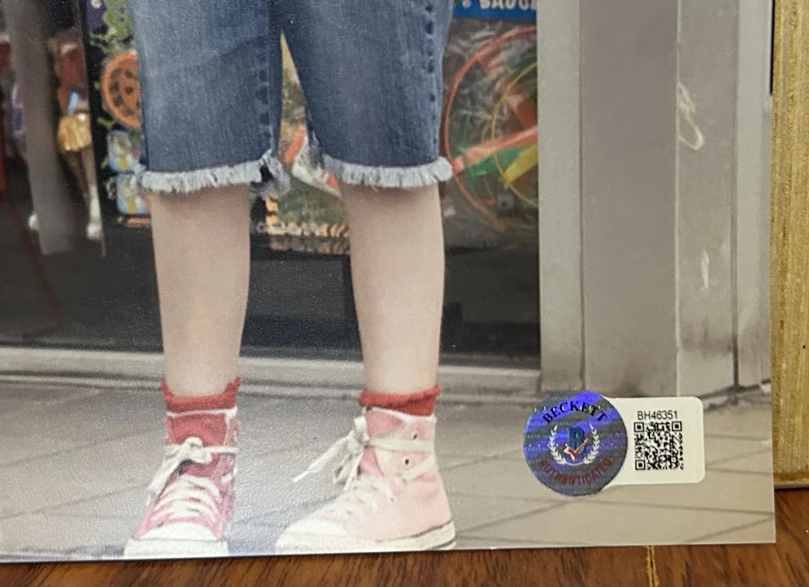 ABIGAIL BRESLIN SIGNED LITTLE MISS SUNSHINE EARLY SIG 8X10 PHOTO BECKETT BAS, изображение 2