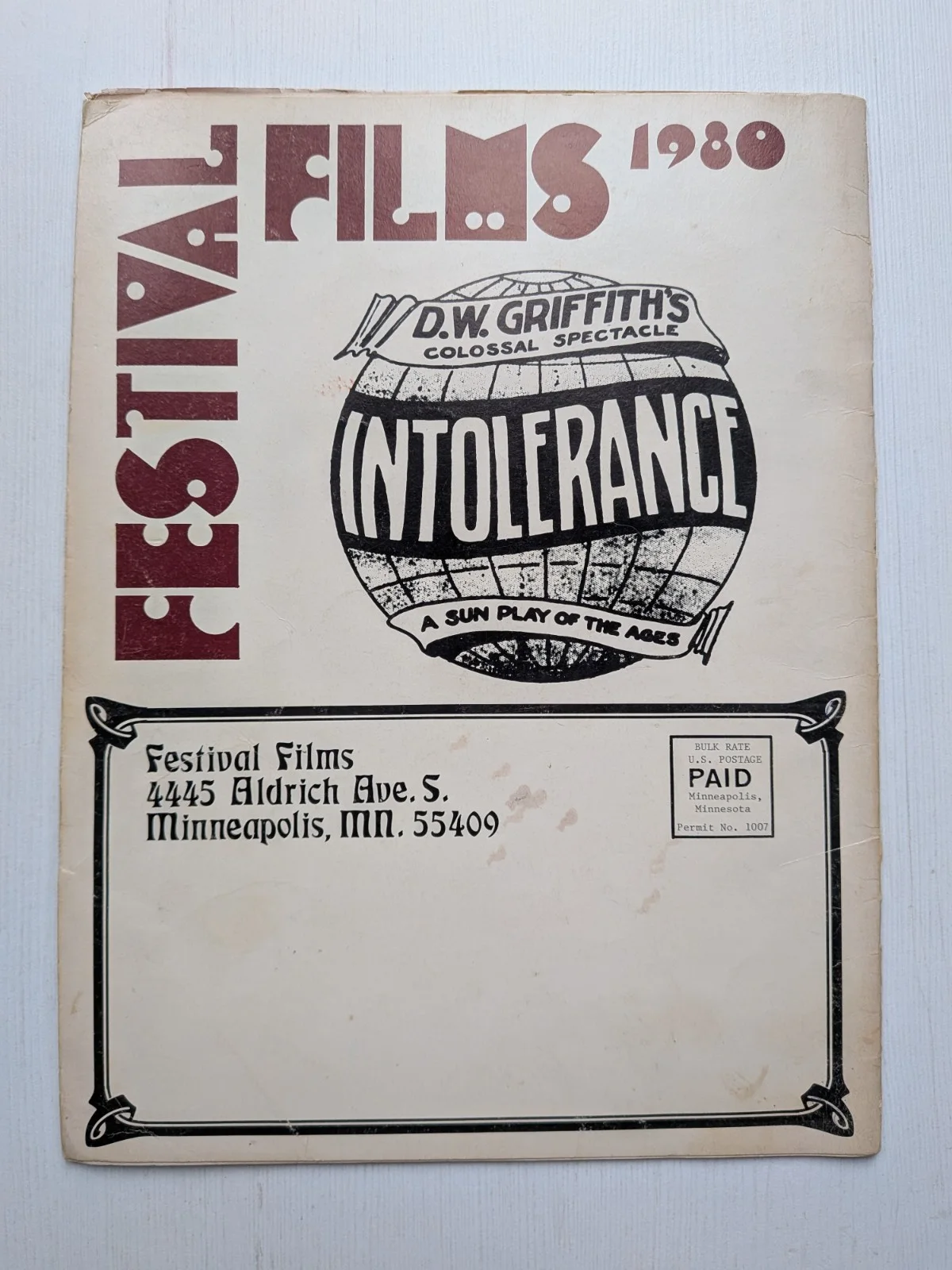 Festival Films 1980-81 - Vintage 16mm Films Catalogue, изображение 2