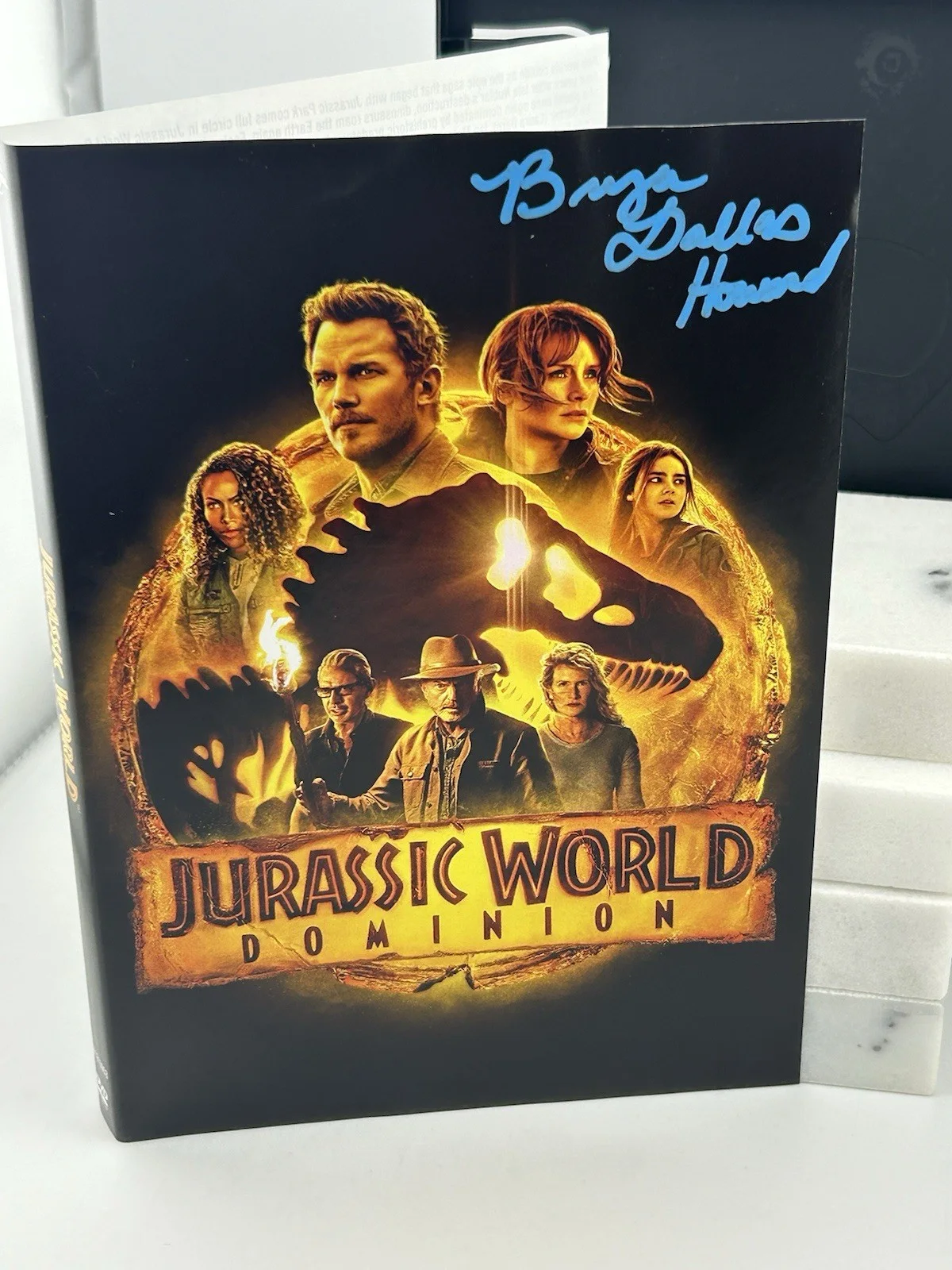 Bryce Dallas Howard — Bryce Dallas Howard Signed Jurassic World DVD Autograph OC Certified 112577, изображение 2