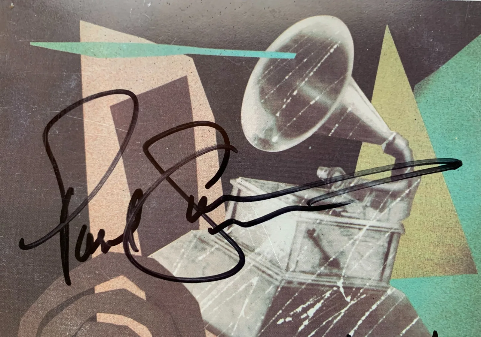 PAUL SIMON & STEVE WINWOOD signed 29th Grammy Awards program, with COA, image 5