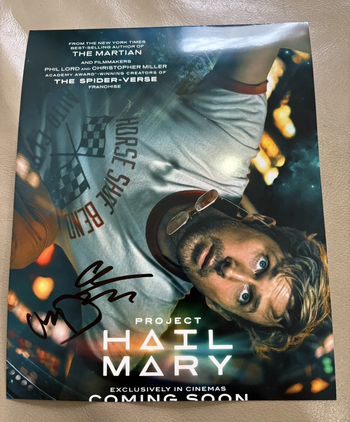 Phil Lord and Chris Miller — Project Hail Mary 8x10 Photo Signed by Phil Lord and Chris Miller w/proof