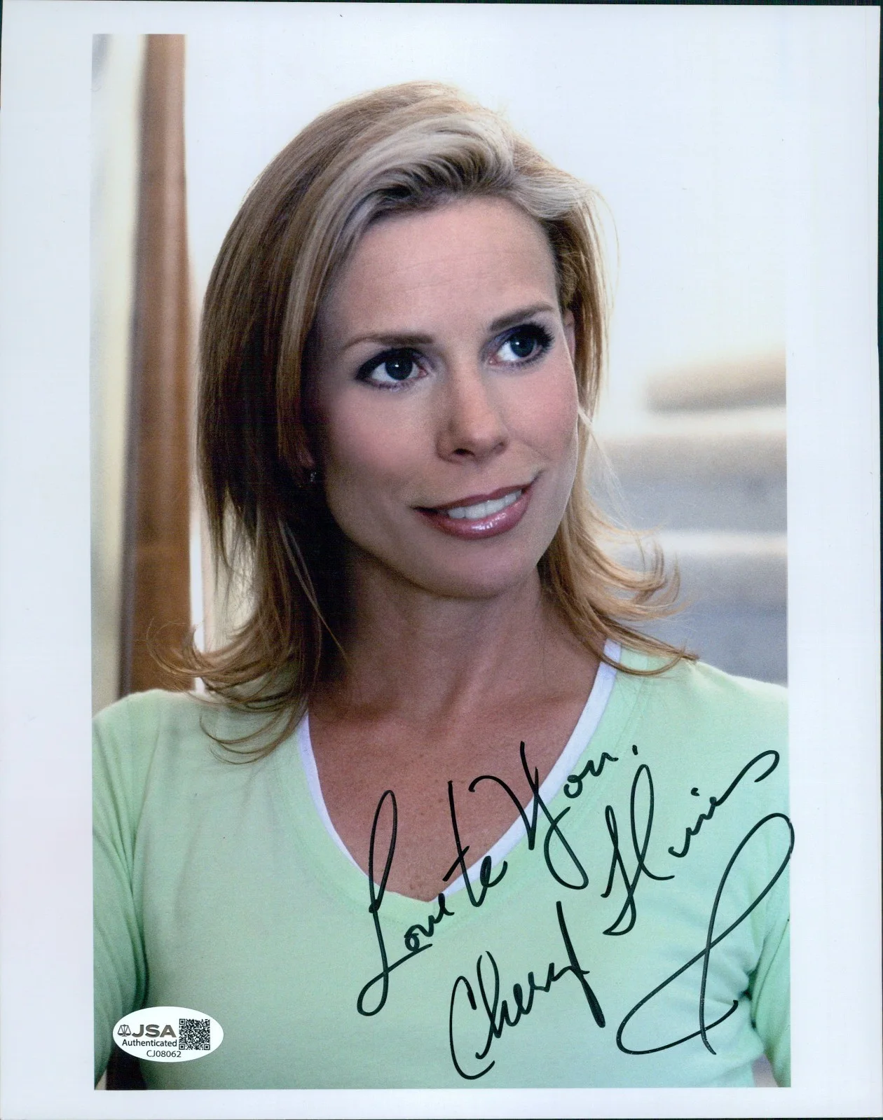 Cheryl Hines — Cheryl Hines Actress Signed 8x10 Matte Photo JSA Authenticated