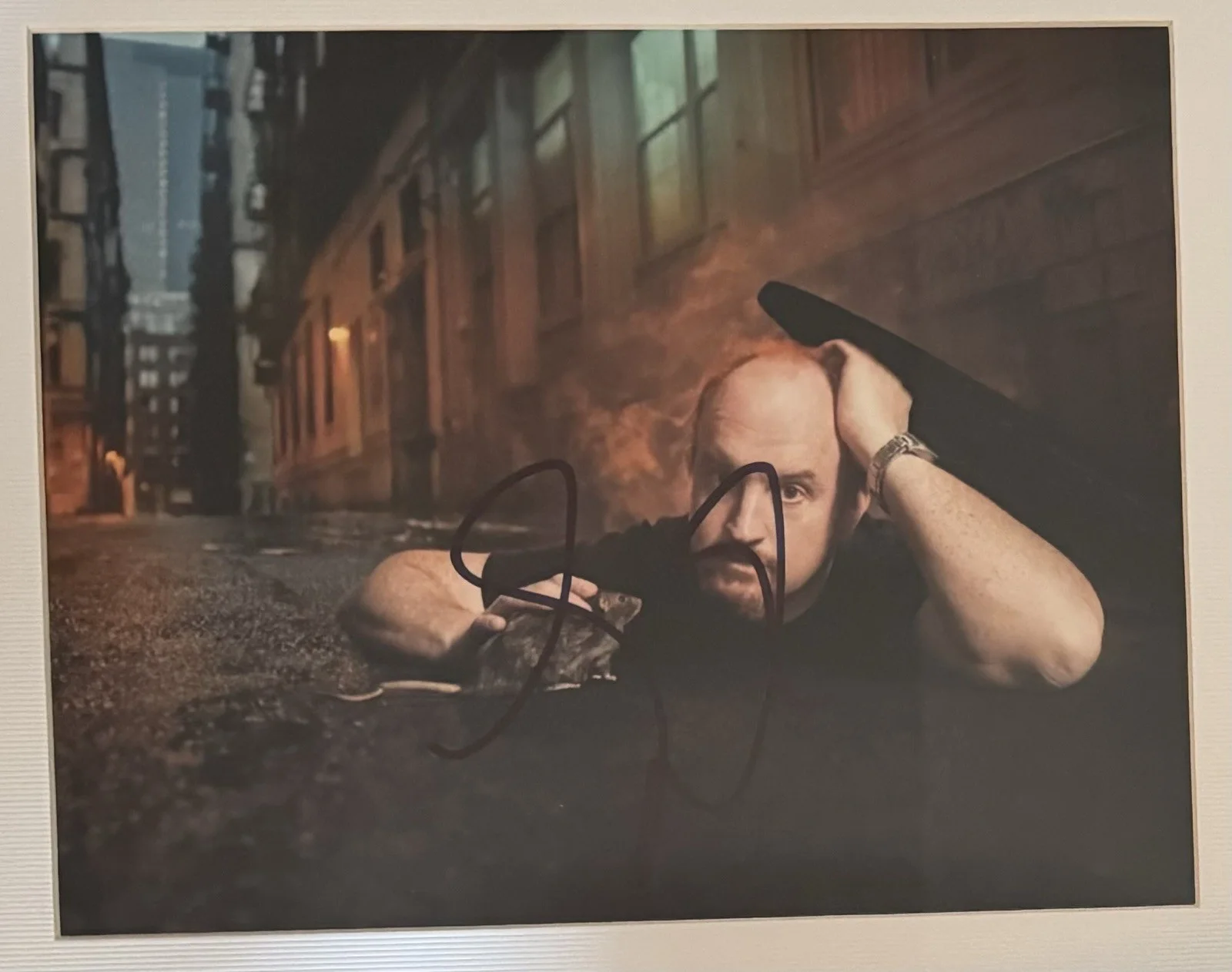 Louis C. K — Louis C. K. Signed Original Framed Photo Patrick Morgan Collection COA, image 2