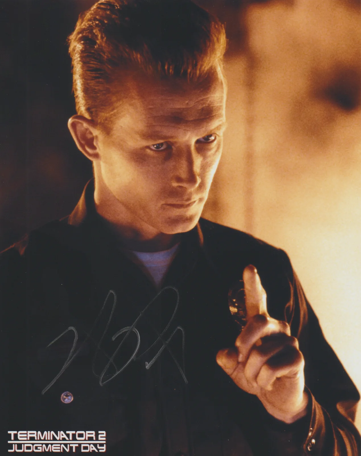 ROBERT PATRICK — ROBERT PATRICK TERMINATOR 2 SIGNED 8X10 COLOR PHOTO AUTOGRAPH T-1000