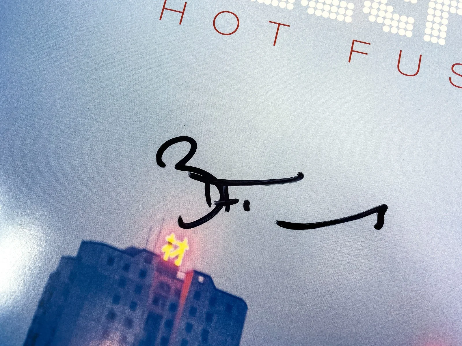 Brandon Flowers Signed Autographed HOT FUSS Vinyl Album EXACT Proof JSA, изображение 2