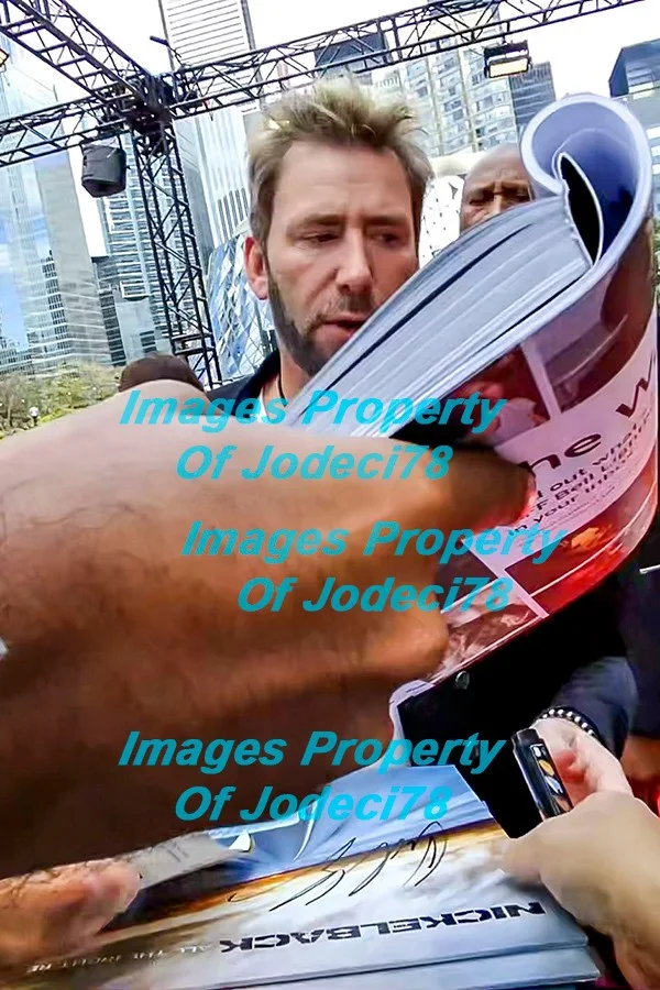 Chad Kroeger Signed Nickelback ALL THE RIGHT REASONS Vinyl Album PROOF JSA, изображение 3