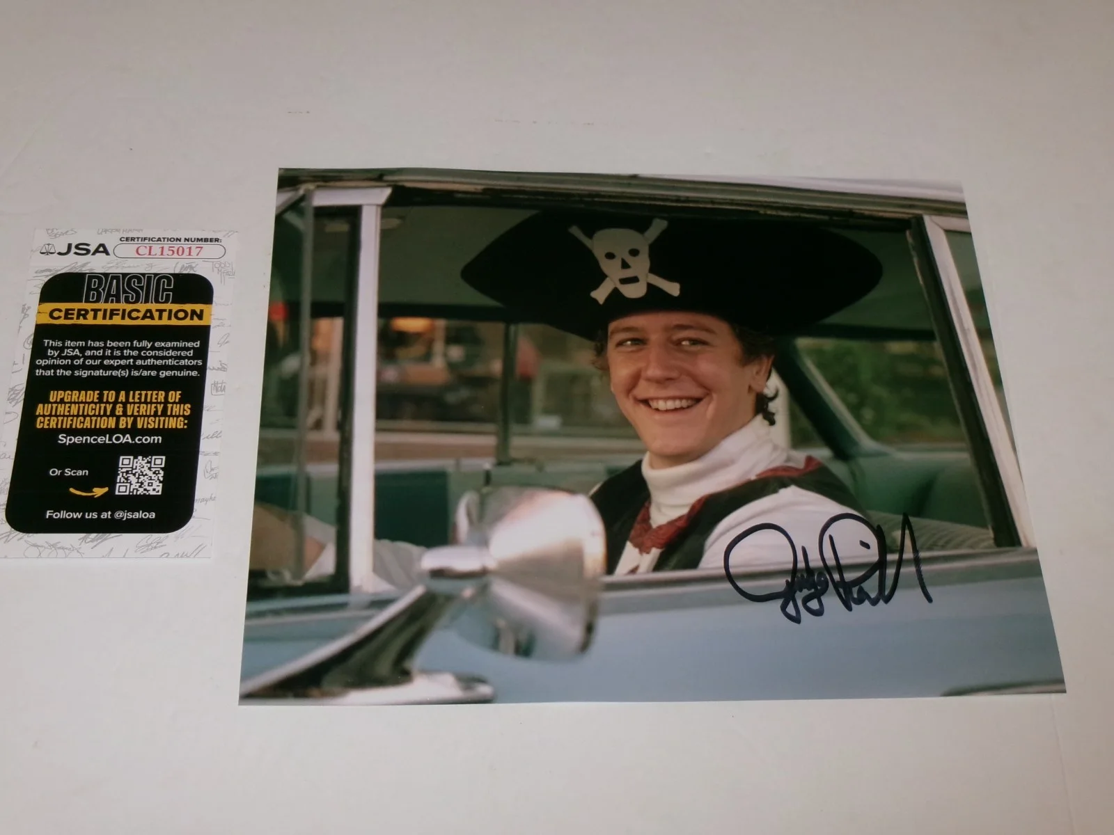 Judge Reinhold — Fast Times At Ridgemont High Judge Reinhold Signed 8x10 Color Photo JSA CERT