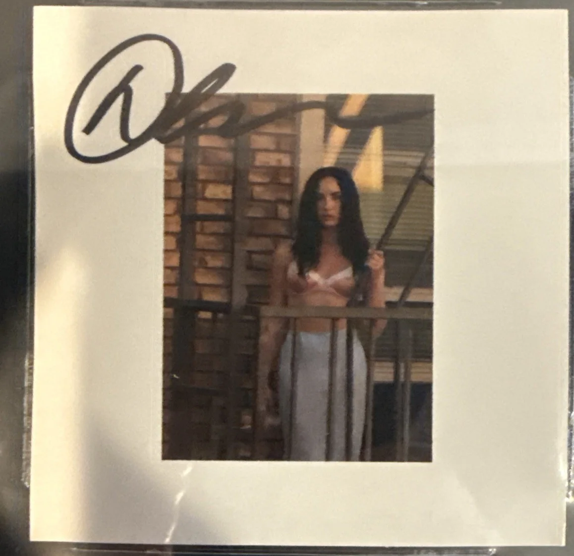 Demi Lovato Signed CD Promo Card Beckett BAS Encased Slabbed, изображение 2