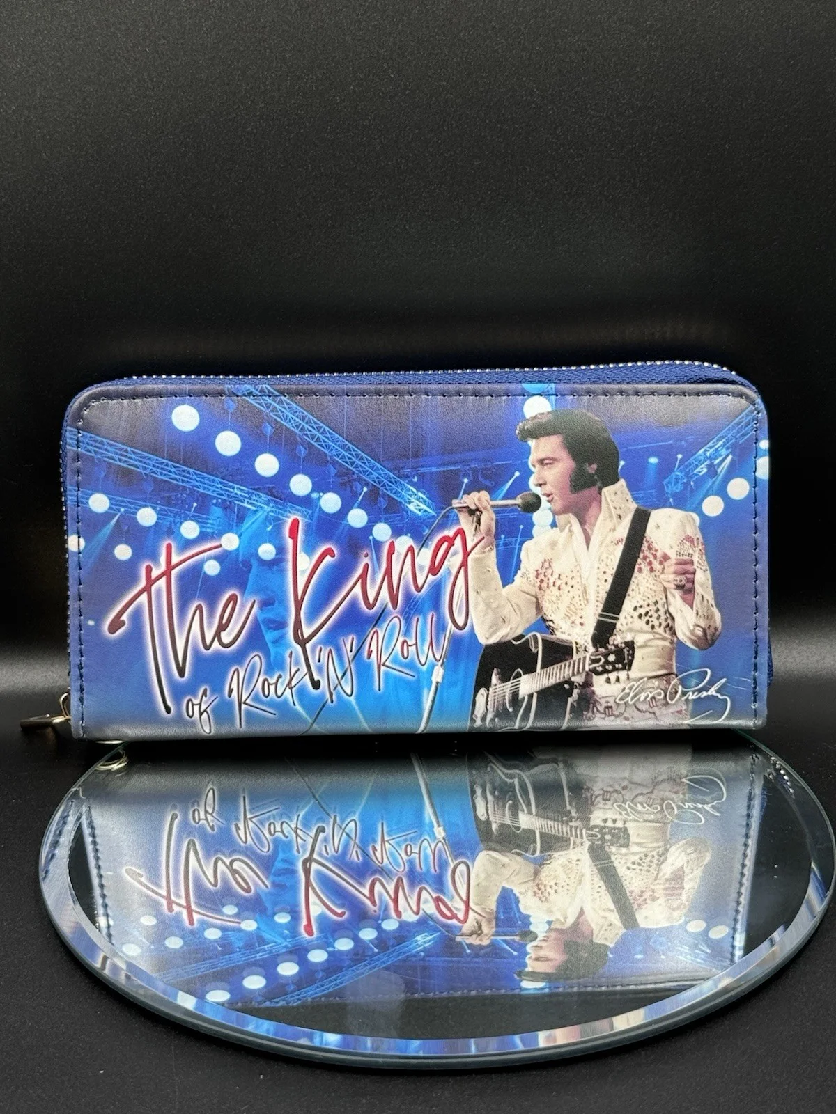 Official Elvis Presley “The King” Blue Women’s Purse – Nemesis Now, изображение 2