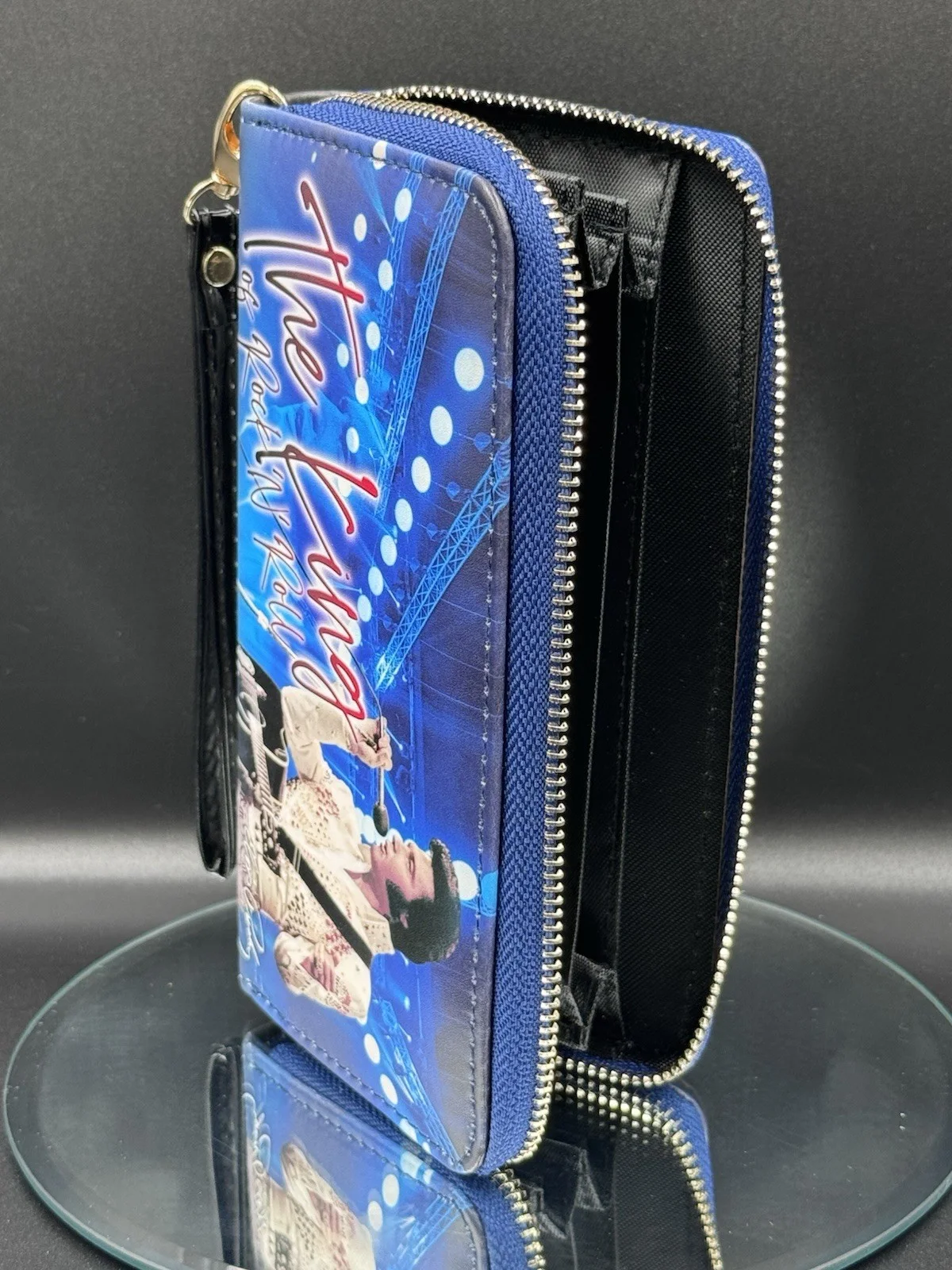Official Elvis Presley “The King” Blue Women’s Purse – Nemesis Now, изображение 4