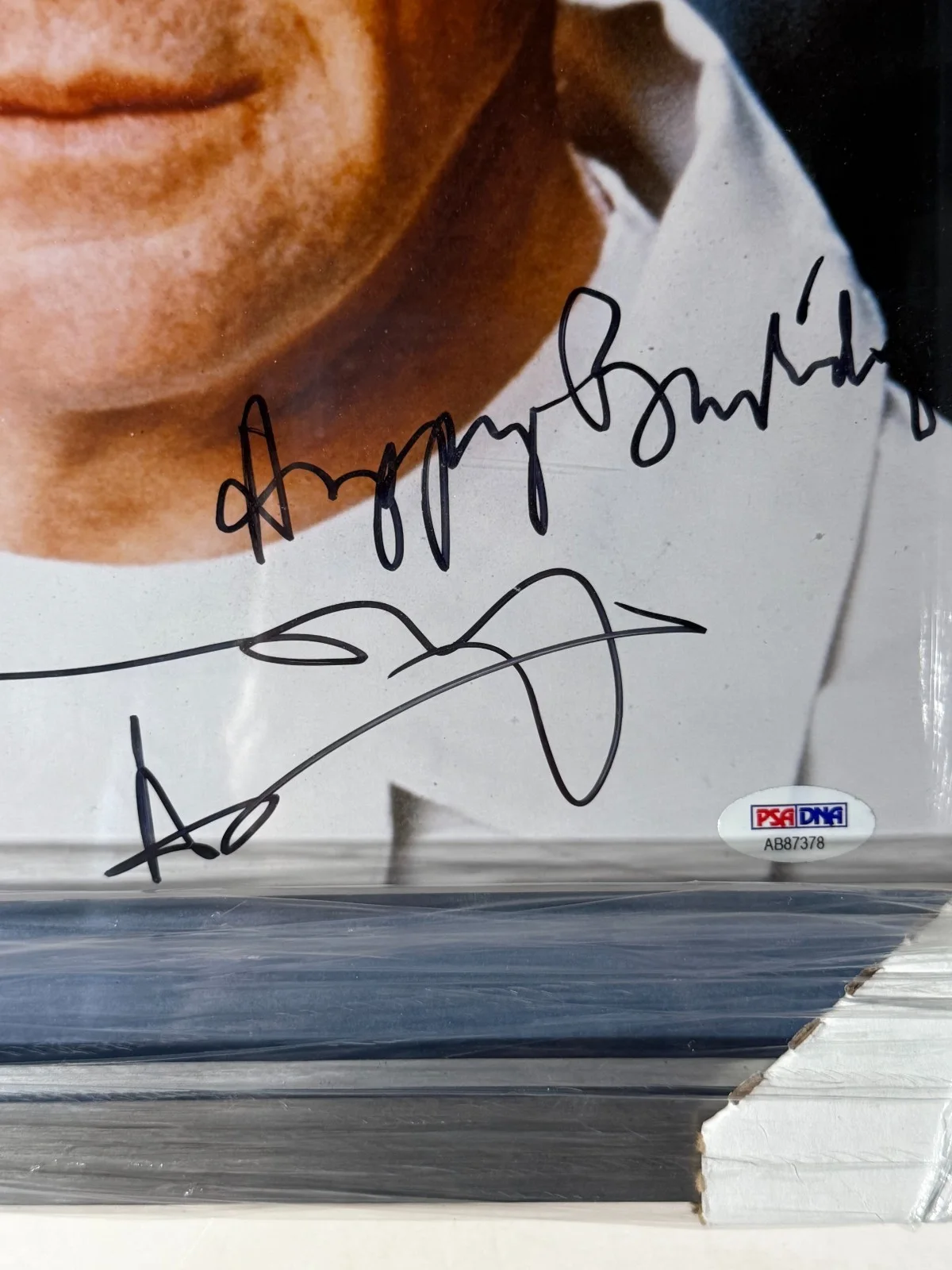 ANTHONY HOPKINS — ANTHONY HOPKINS SIGNED "SILENCE OF THE LAMBS" MOVIE 11x14 PHOTO FRAMED PSA/DNA, изображение 4
