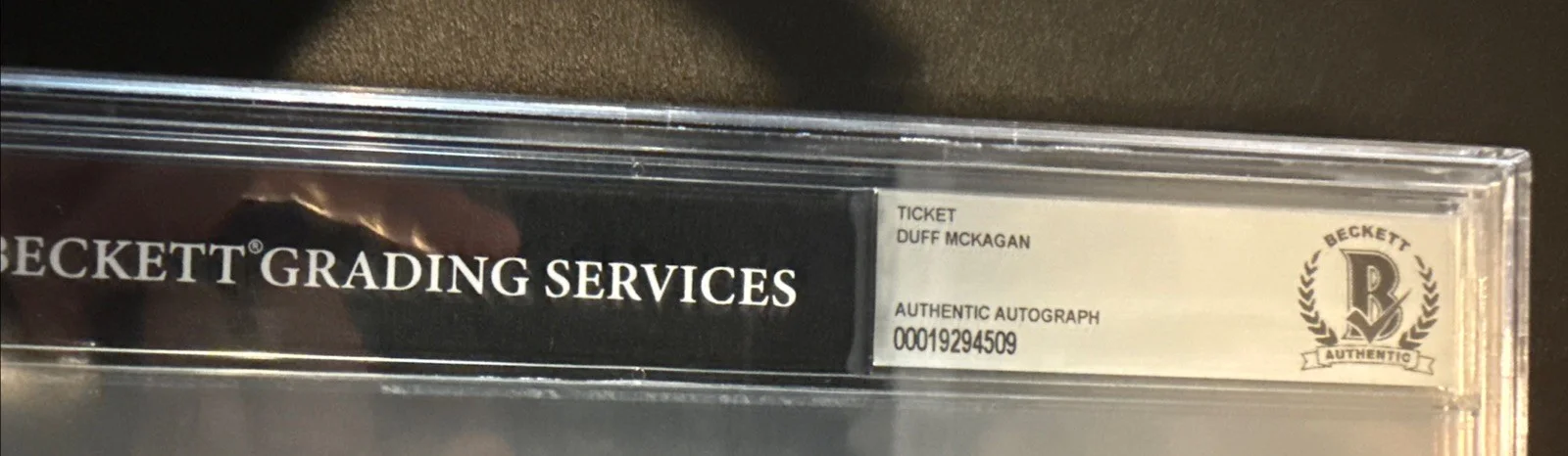 Duff McKagan (GnR) SIGNED 2024 Lighthouse Commemorative Ticket - BAS BECKETT, image 3
