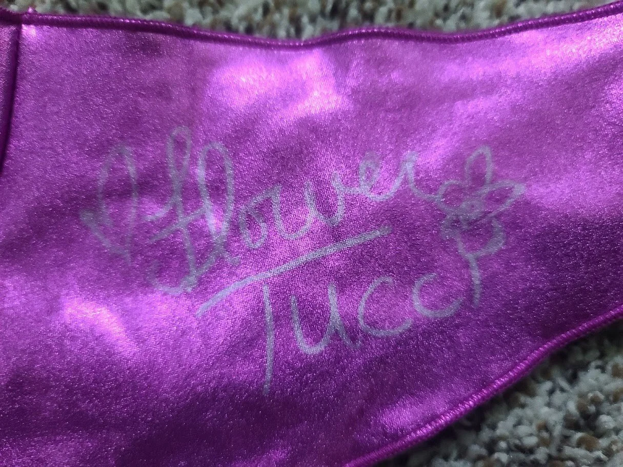 FLOWER TUCCI: 1/1 Personal 2pc Stage Outfit owned worn signed, image 5