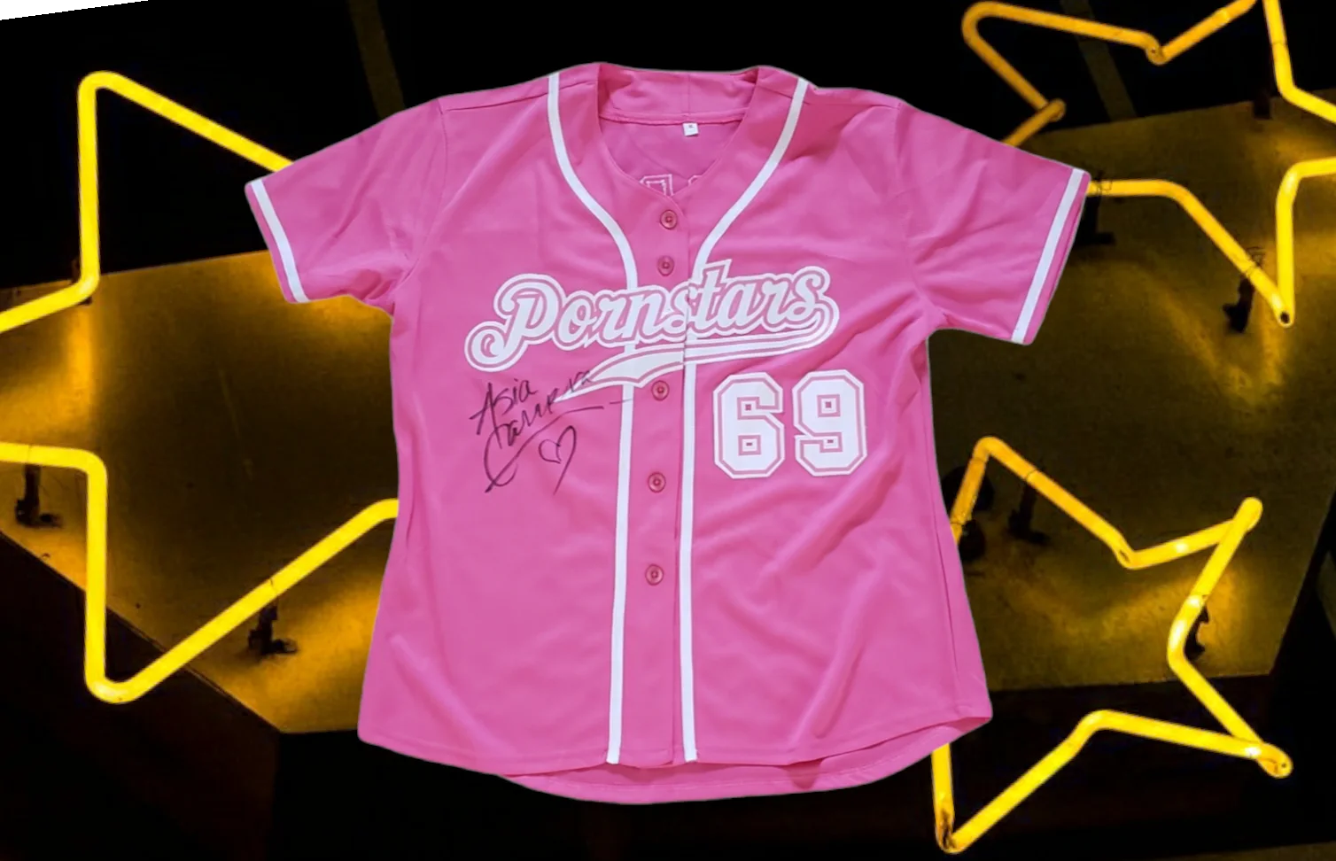 ASIA CARRERA: Pornstars #69 Jersey Signed Autographed (Front & Back), изображение 2