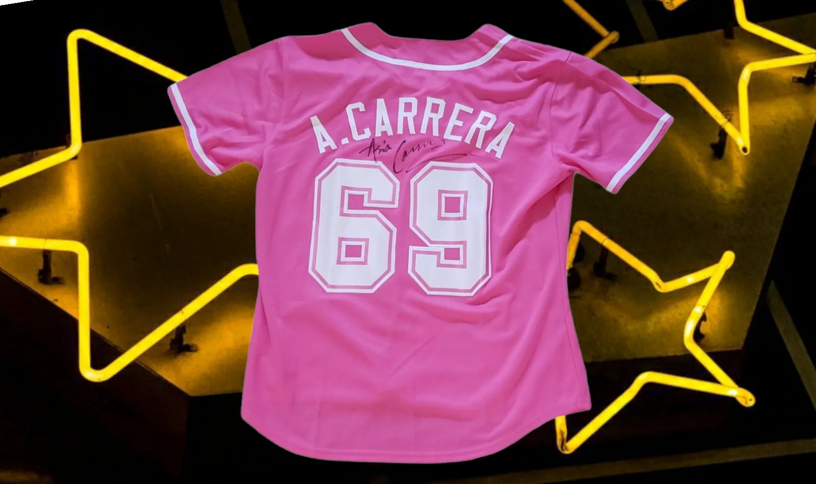 ASIA CARRERA: Pornstars #69 Jersey Signed Autographed (Front & Back), изображение 3