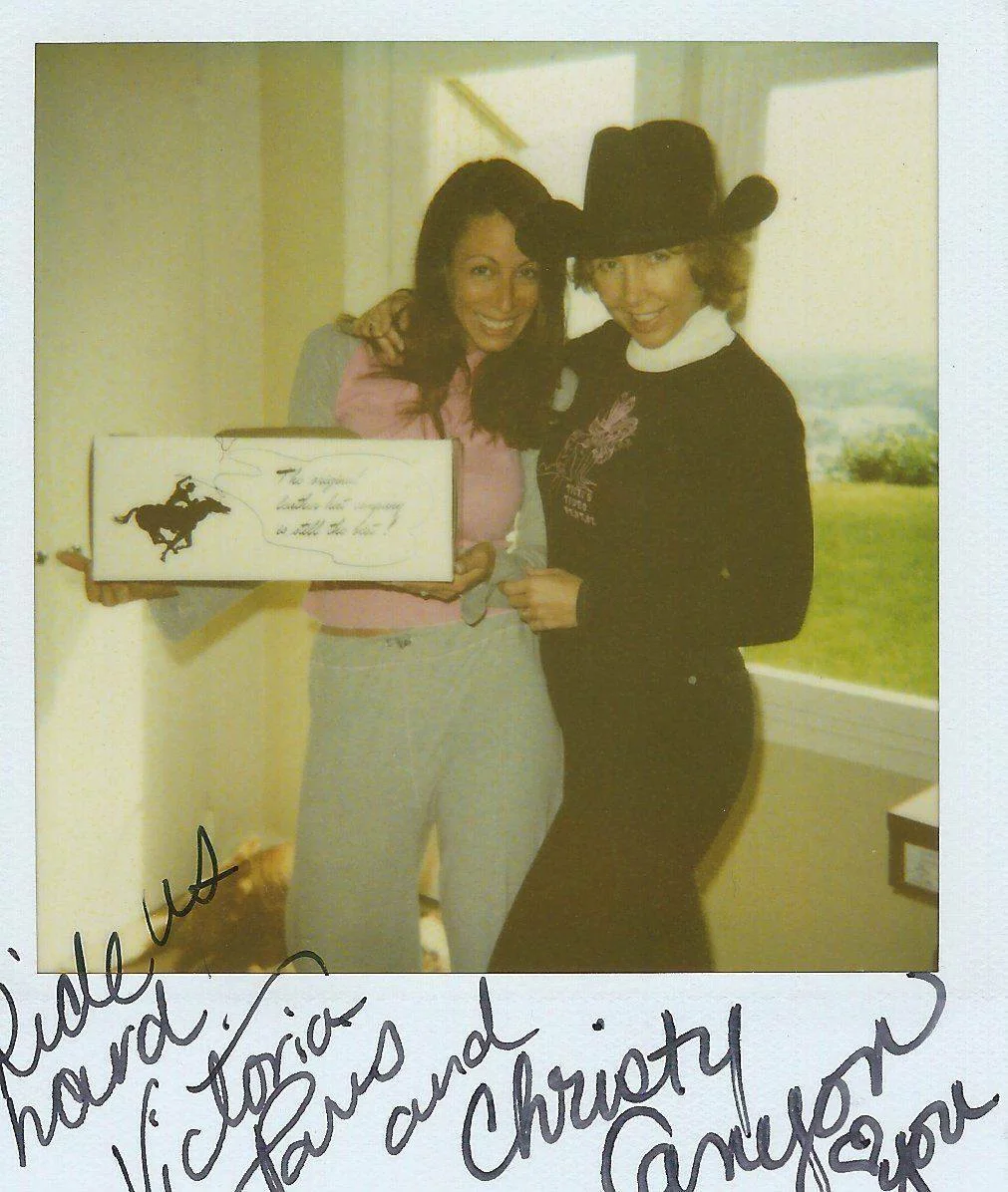 Christy Canyon & Victoria Paris Stage Used Signed Hat w/Proof Pic, image 5