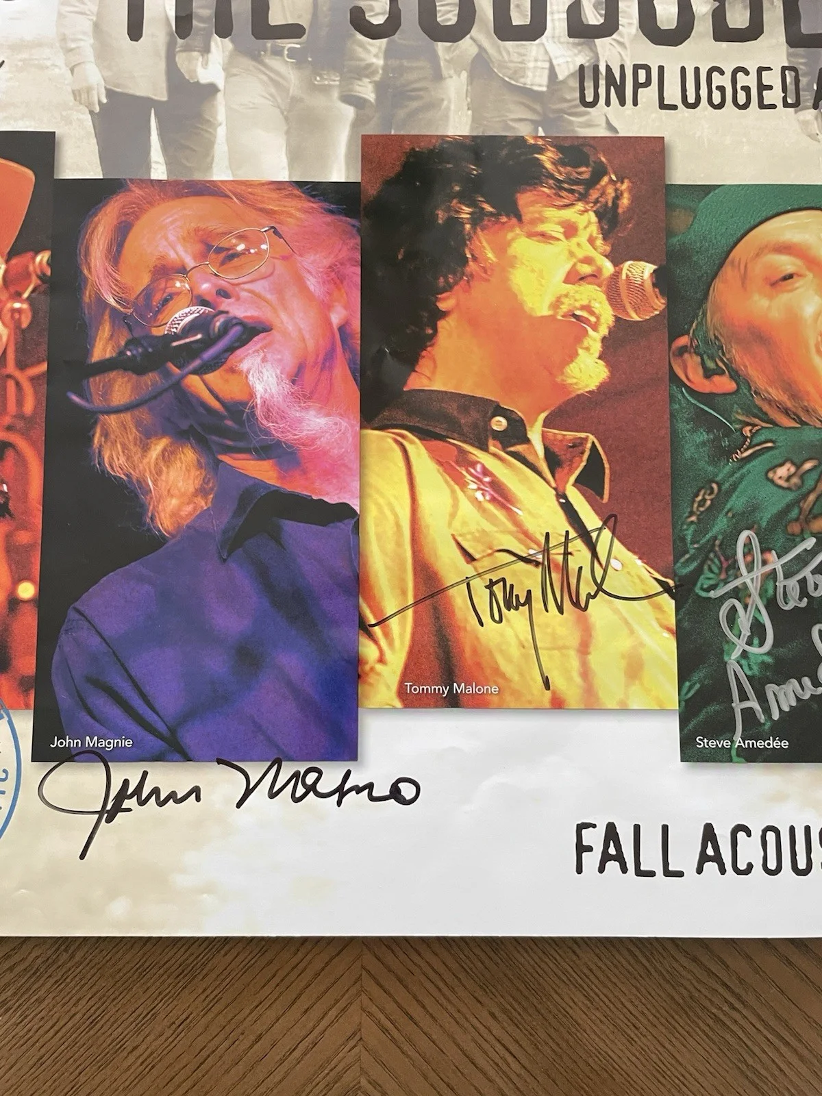 Subdudes Signed Poster 2008 Tour 18x24 Autographed Full Band Unplugged, image 4