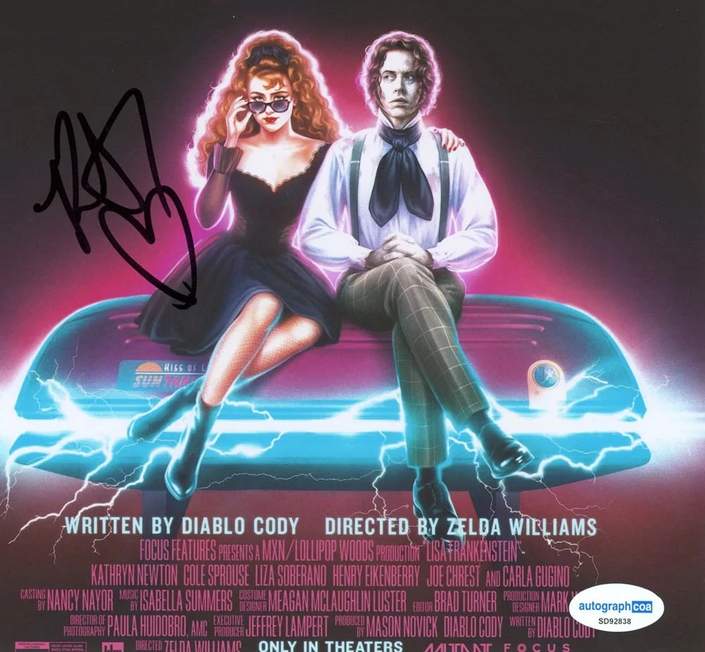 KATHRYN NEWTON — Kathryn Newton signed "LISA FRANKENSTEIN" 8x10 Photo EXACT PROOF i Sexy ACOA COA, изображение 5