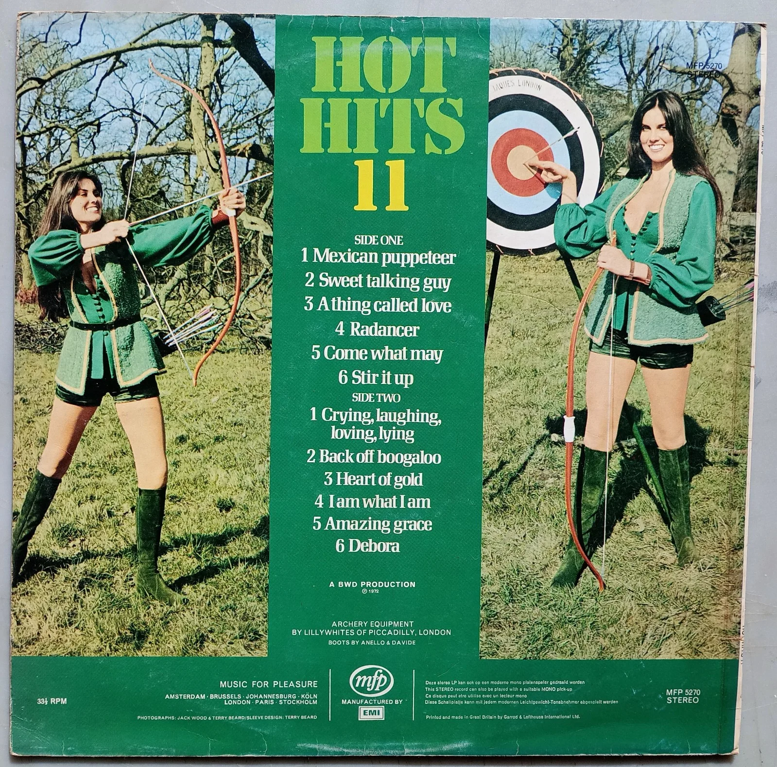 Caroline Munro record sleeve - Captain Kronos, James Bond, Dracula, sexy, изображение 2