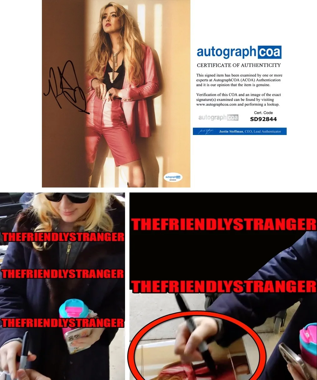 KATHRYN NEWTON — Kathryn Newton signed 8x10 Photo EXACT PROOF o READY OR NOT Hot Sexy ACOA COA