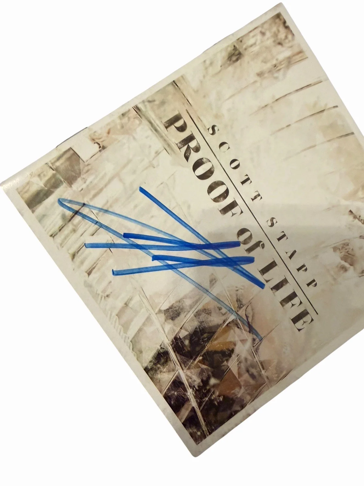 SCOTT STAPP CREED SIGNED AUTOGRAPH PROOF OF LIFE FRAMED & MATTED CD DISPLAY, изображение 4