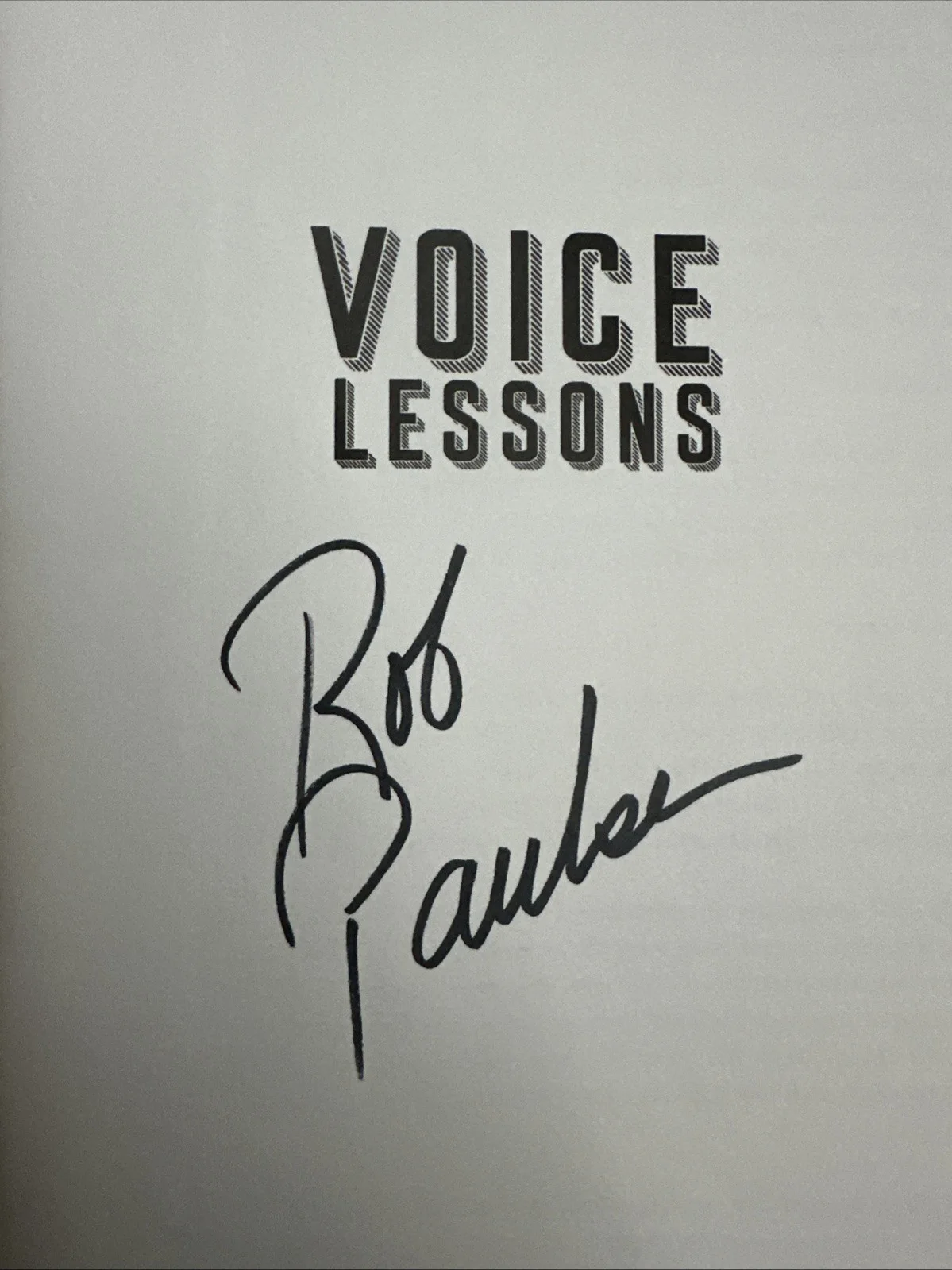 Rob Paulsen, Michael Fleeman — Rob Paulsen Voice Lessons signed autograph Book. Softcover Turtles Pinky rare, image 2