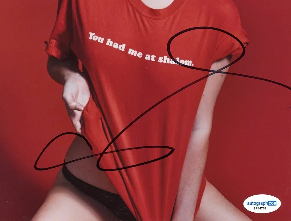 SAMARA WEAVING — Samara Weaving signed Auto 8x10 Photo READY OR NOT 2 ai Hot SEXY Scream ACOA COA, изображение 4
