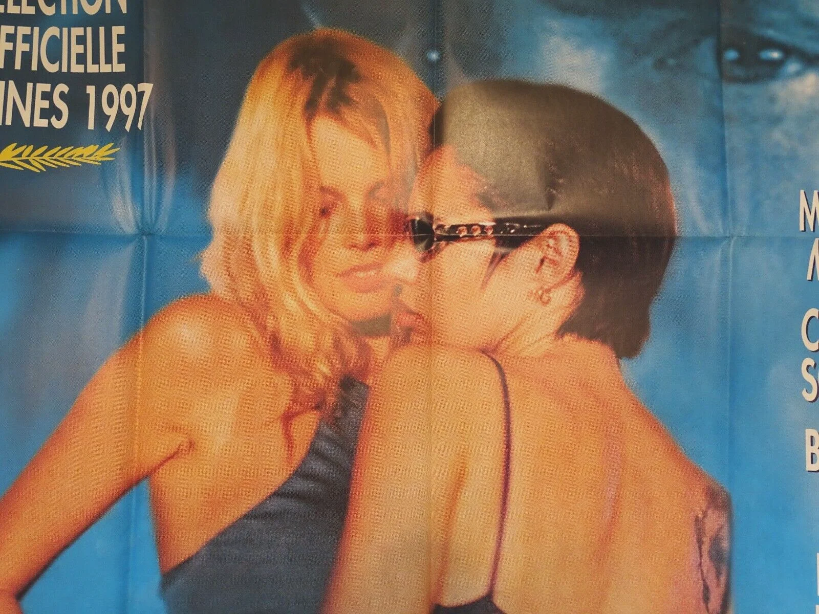 Original French movie poster Blackout film 1997 Claudia Schiffer Cannes Festival, изображение 2