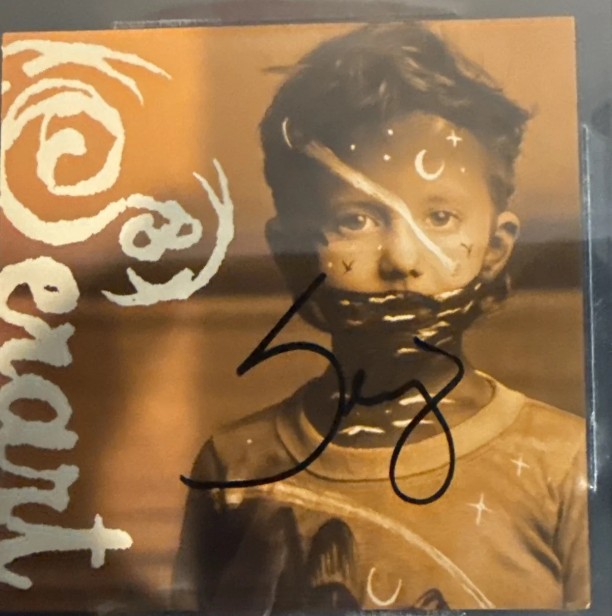 Serj Tankian SIGNED CD Booklet “Serart” - Beckett BAS Encased Slab, image 2