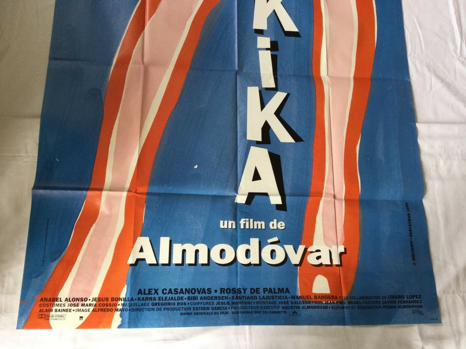 Kika 1994 Pedro Almodóvar film original large French movie poster + lobby cards, изображение 5