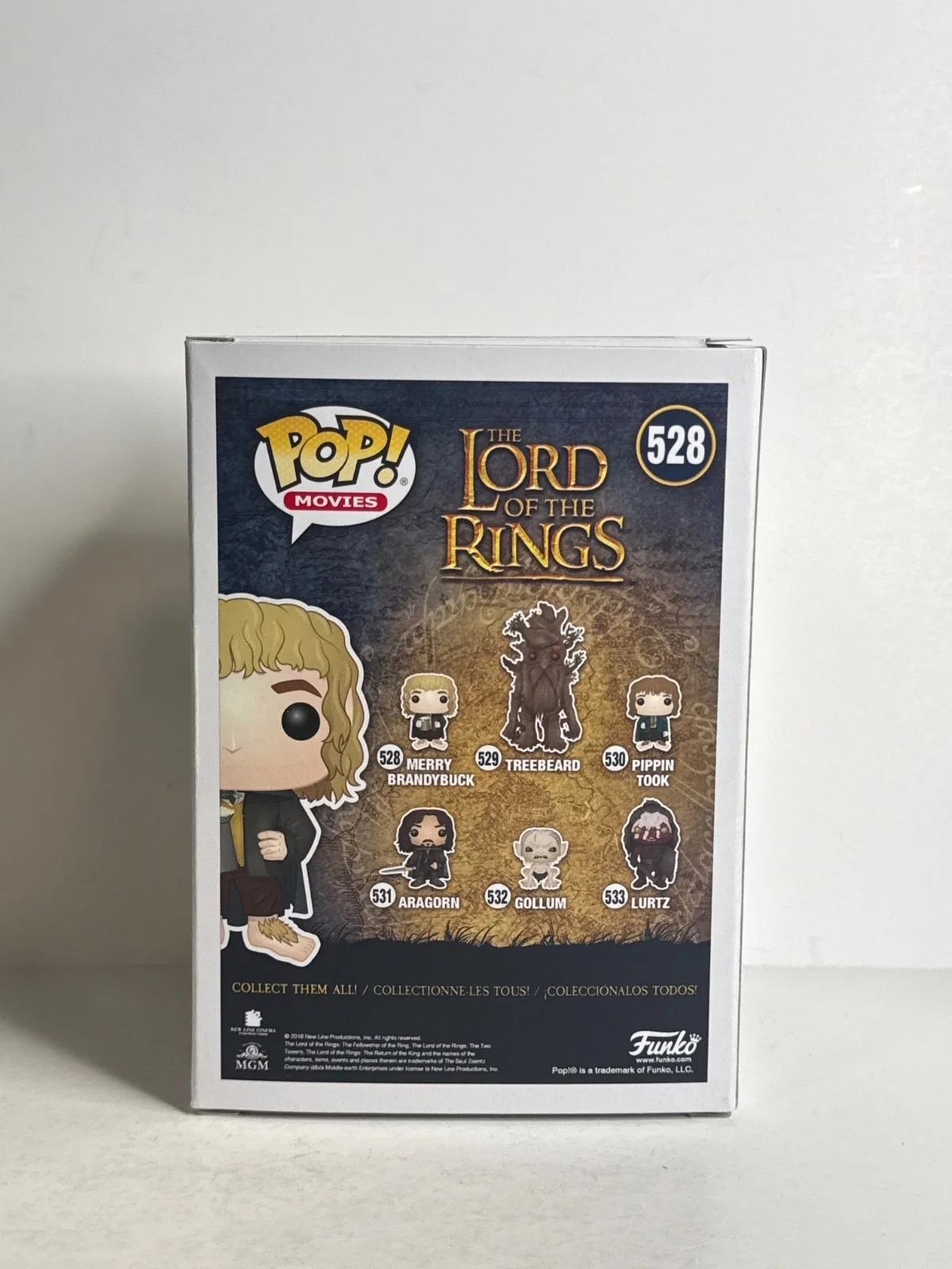 Dominic Monaghan — Dominic Monaghan Signed Merry BrandyBuck Lord Of the Rings Funko #528 PSA, изображение 3