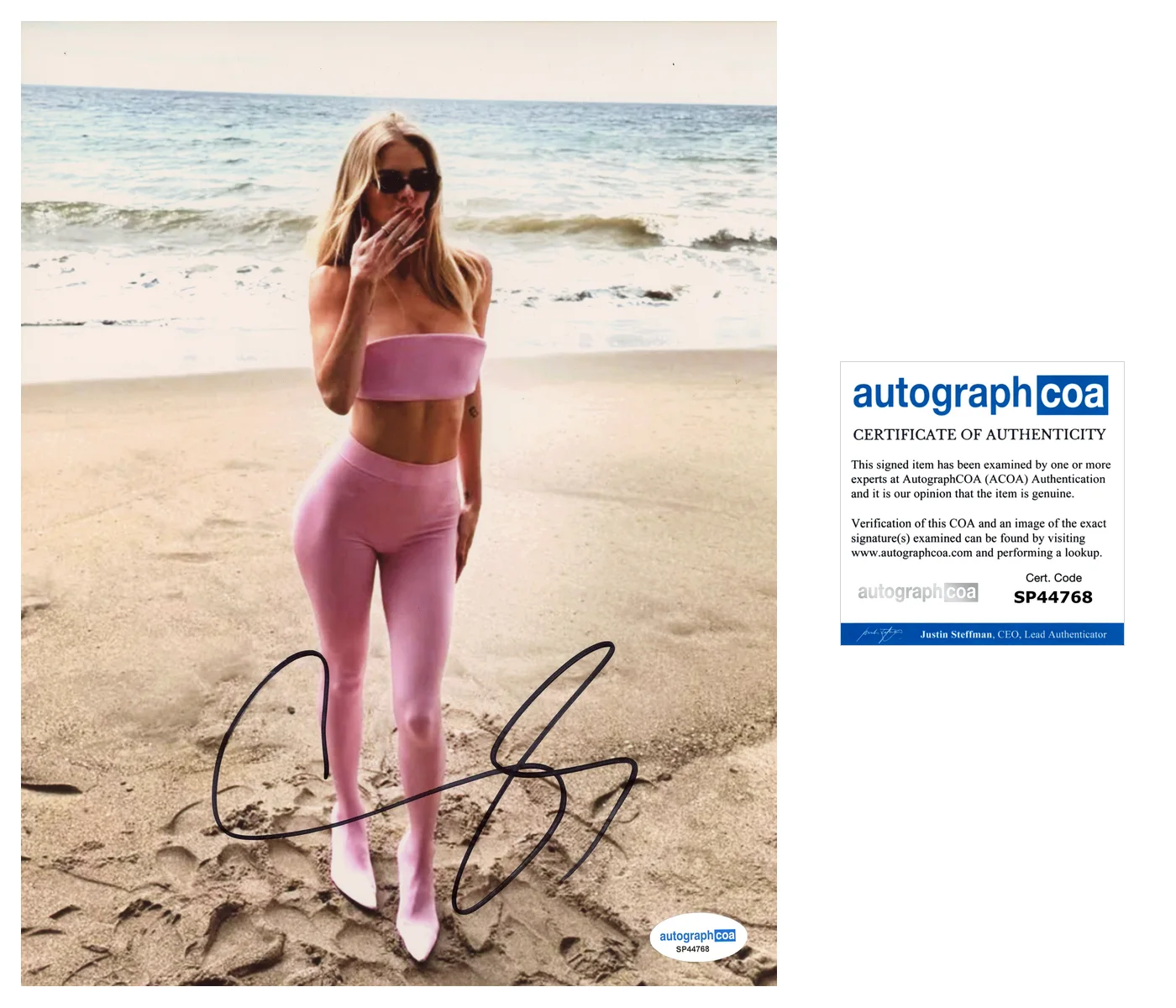 SAMARA WEAVING — Samara Weaving signed Auto 8x10 Photo READY OR NOT 2 af Hot SEXY Scream ACOA COA