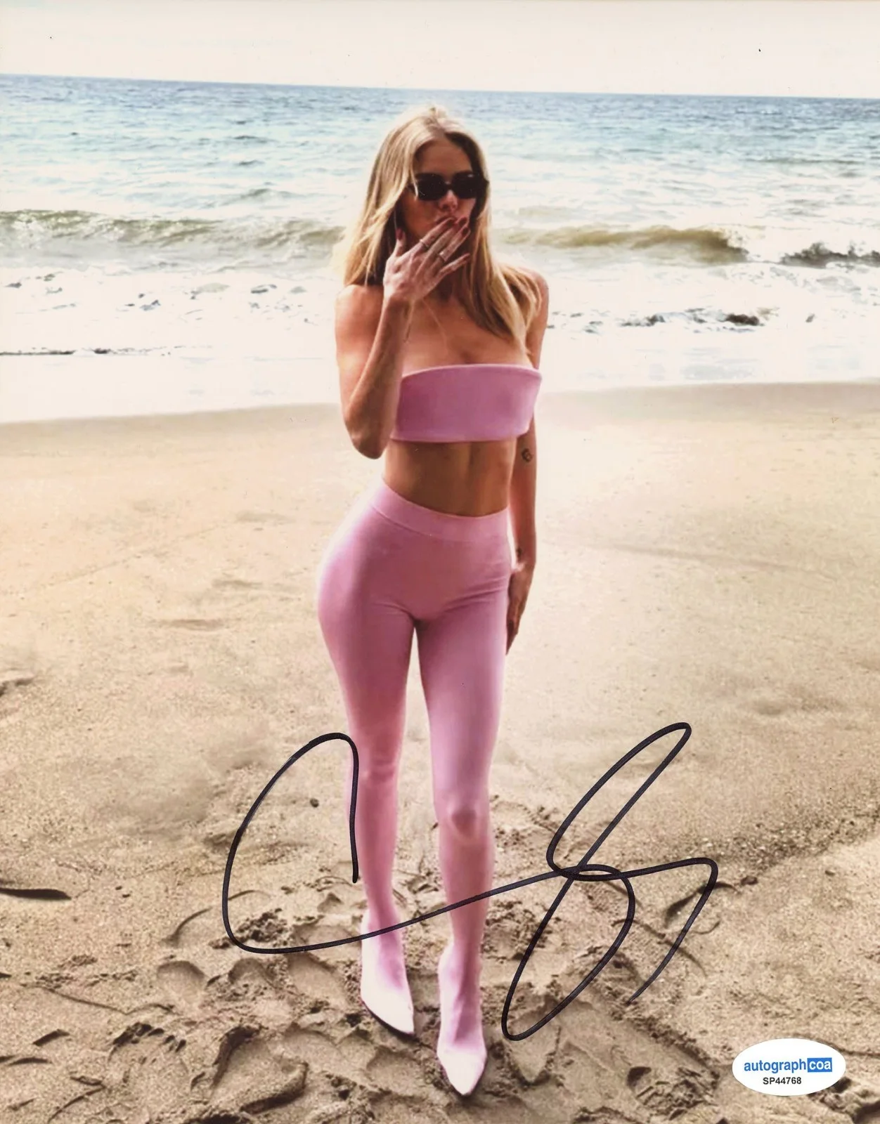 SAMARA WEAVING — Samara Weaving signed Auto 8x10 Photo READY OR NOT 2 af Hot SEXY Scream ACOA COA, изображение 3