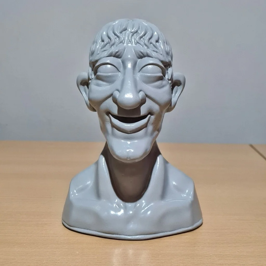 The Head! Art Attack Inspired Deluxe Stone Replica Prop Figure Nostalgia Gift, image 2
