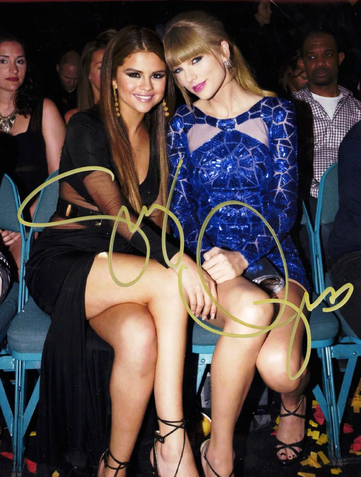 Taylor Swift & Selena Gomez — Taylor Swift & Selena Gomez Signed Autographed 8x10 Glossy Color Photo W/COA