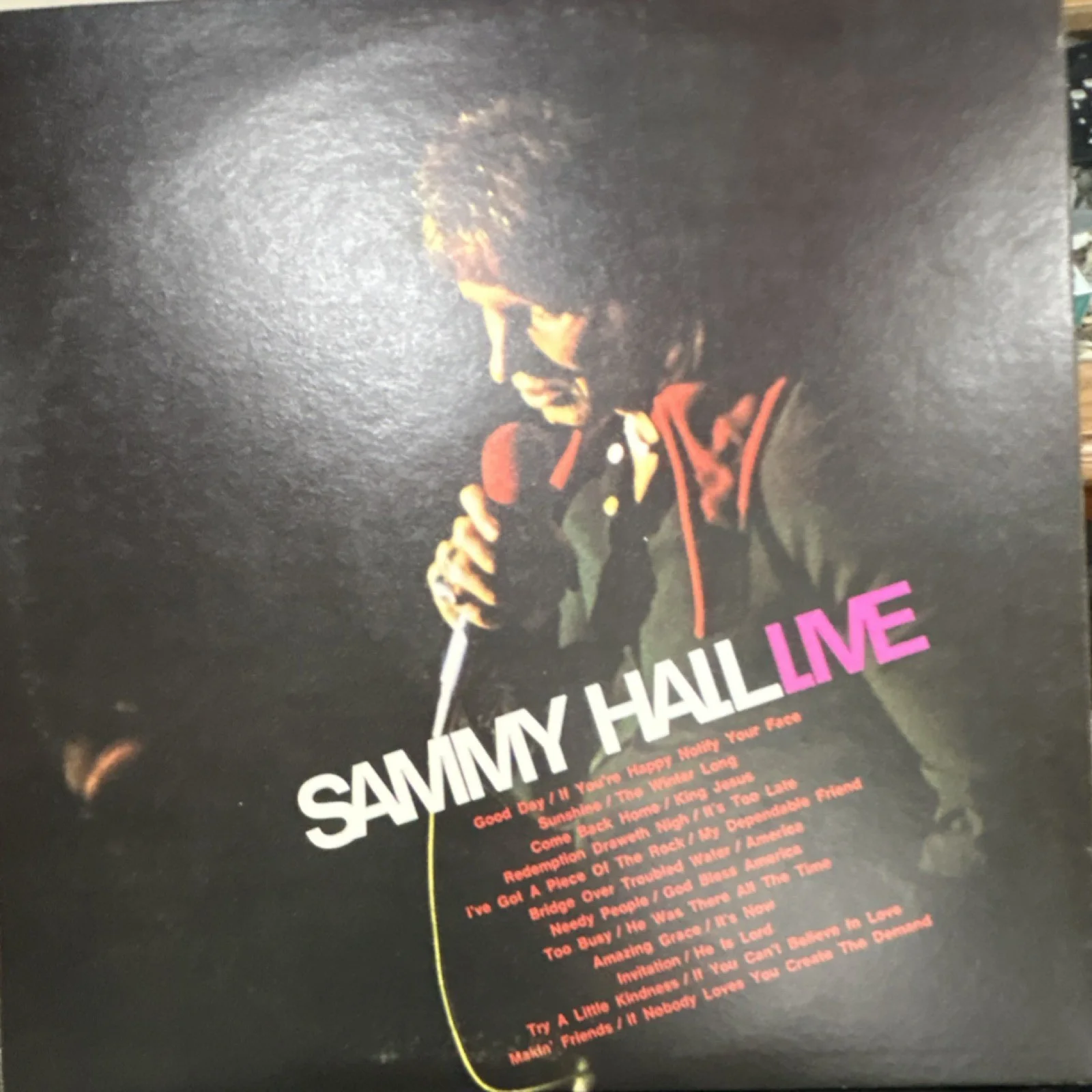 Sammy Hall Live Impact Records Signed 2 Record Set Original Vinyl, image 2