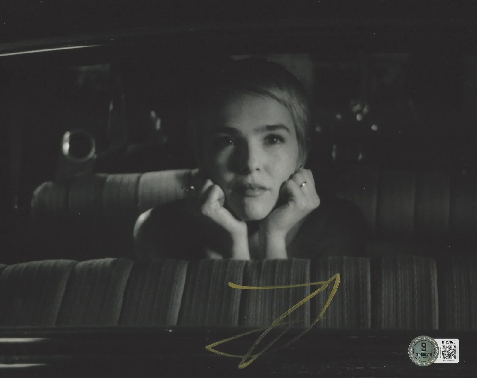 ZOEY DEUTCH SIGNED 'NOUVELLE VAGUE' 8x10 MOVIE PHOTO 2 ACTRESS BECKETT BAS COA, изображение 2