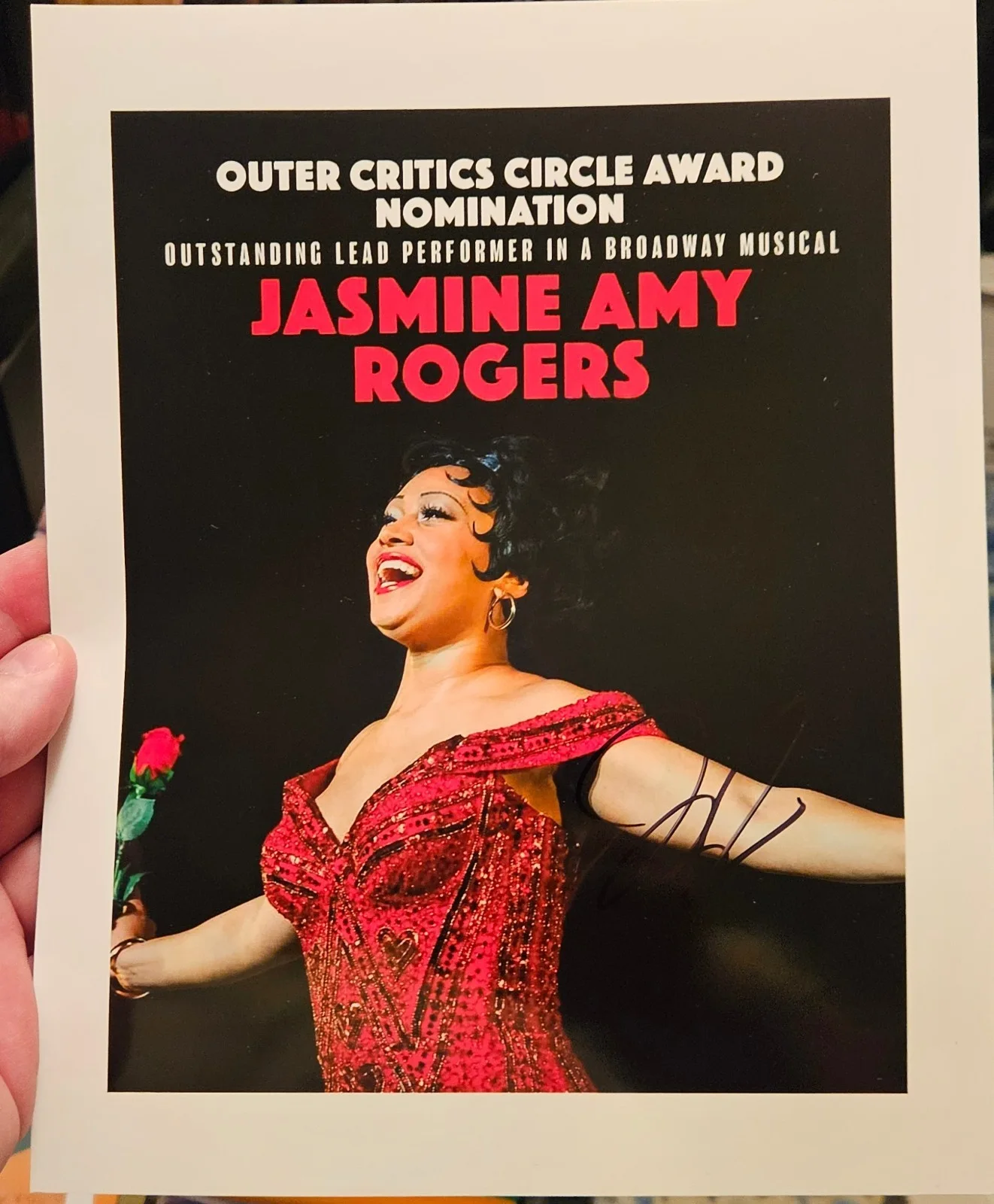 Jasmine Amy Rogers — Jasmine Amy Rogers "BOOP! The Betty Boop Musical" AUTOGRAPH Signed 8x10 Photo #2