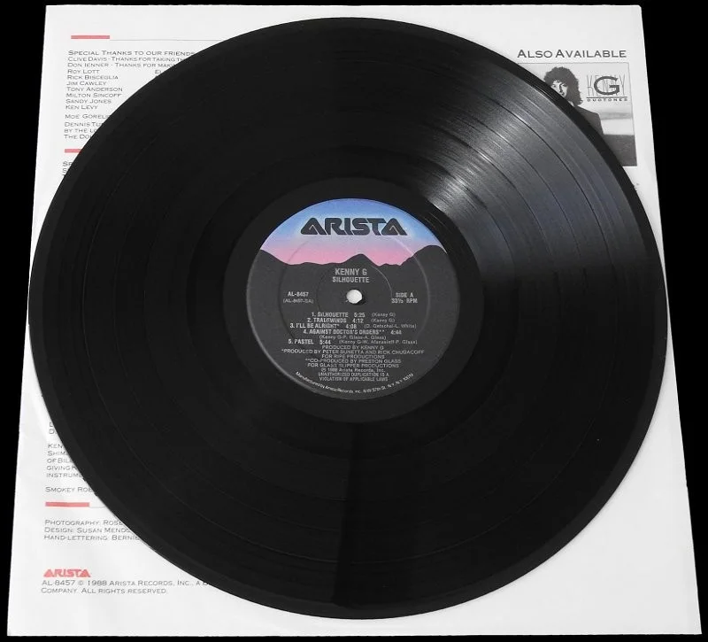 KENNY G ~ AUTOGRAPHED ~ 1988 SILHOUETTE LP ~ MINT!!, image 2