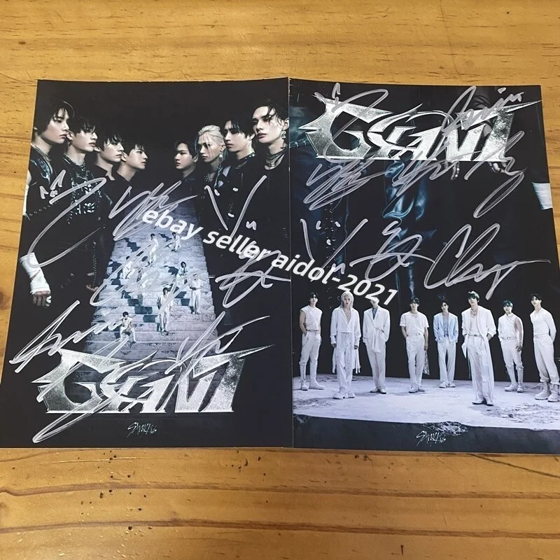 Stray Kids SKZ Group Photo GIANT Autographed Signed K-POP Collection 4*6 2024, image 4