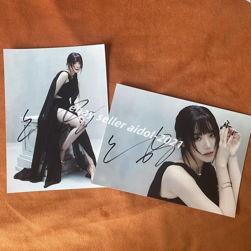(G)I-DLE GIDLE SHUHUA Autographed Signed Photo K-POP Collection 4*6 2024B, image 2