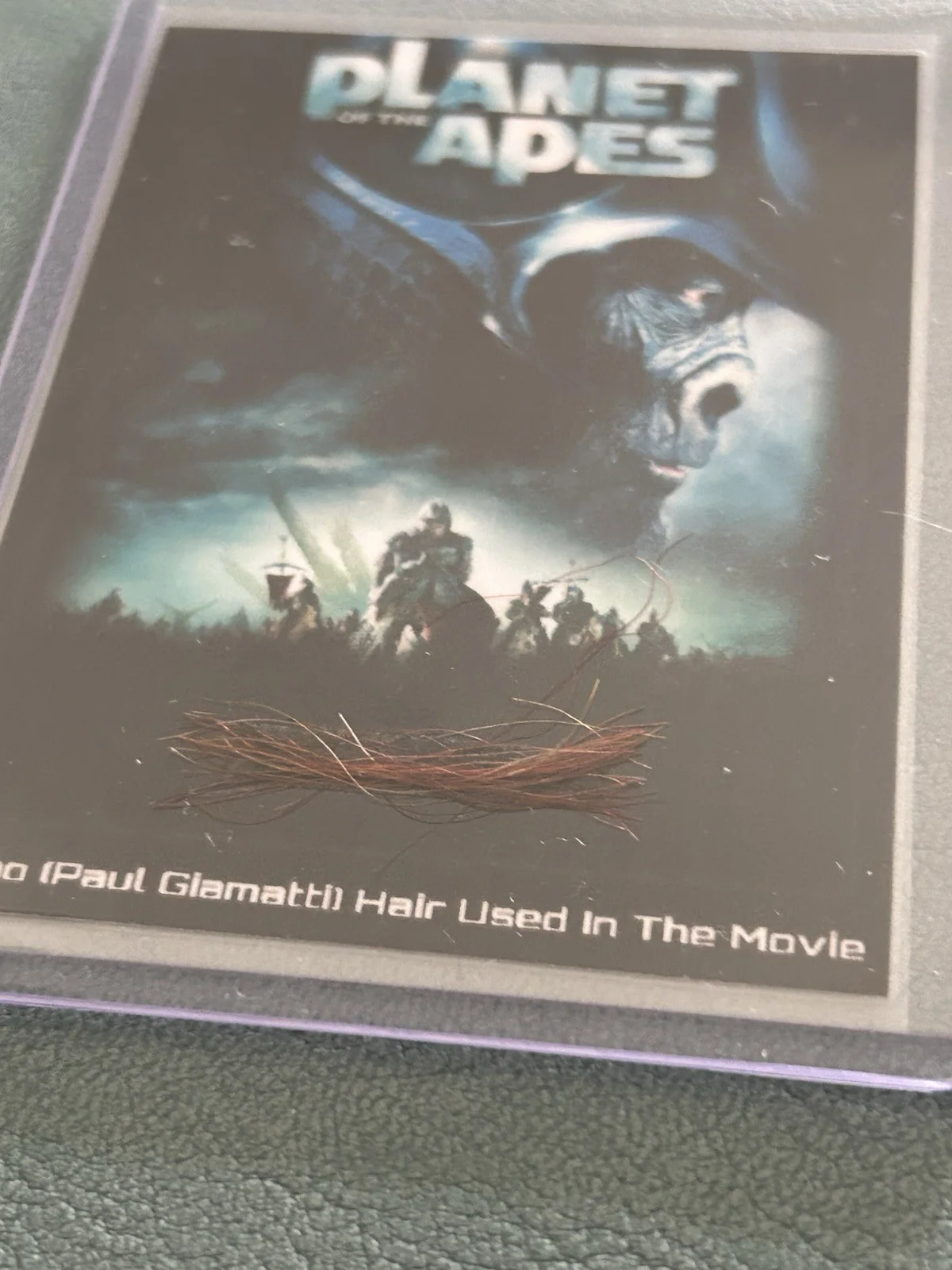 Planet Of The Apes 2001 Paul Giamatti Sci Fi Film Prop Movie Coa Display Hair, изображение 2