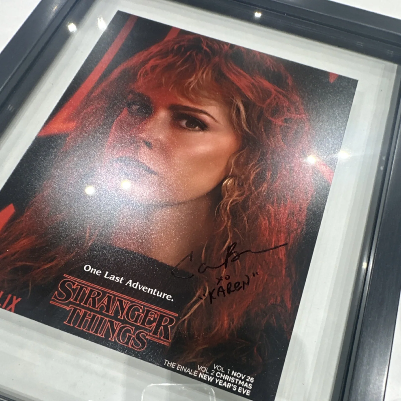 Stranger Things Original Autographed Photo One Last Adventure Signed, image 2