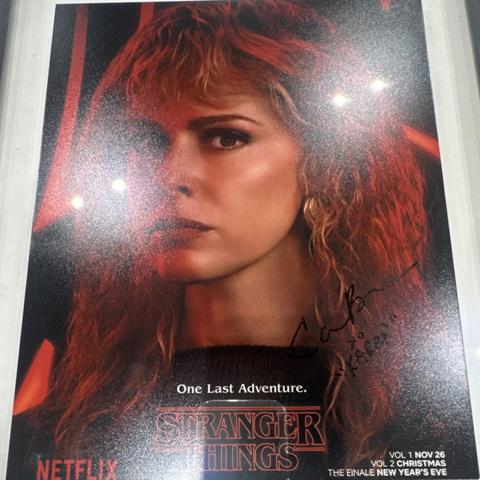 Stranger Things Original Autographed Photo One Last Adventure Signed, image 5