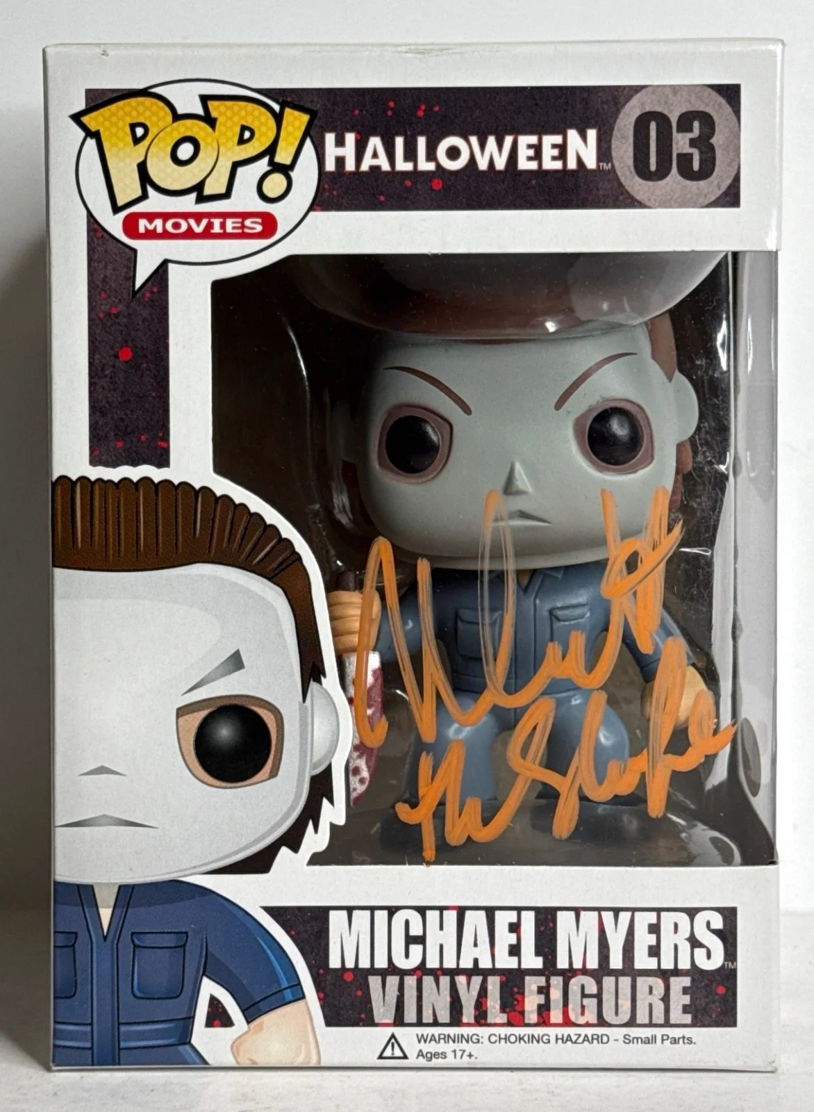 Nick Castle — Nick Castle Signed Halloween Michael Myers Funko #03 'The Shape' BAS WD75971, image 2