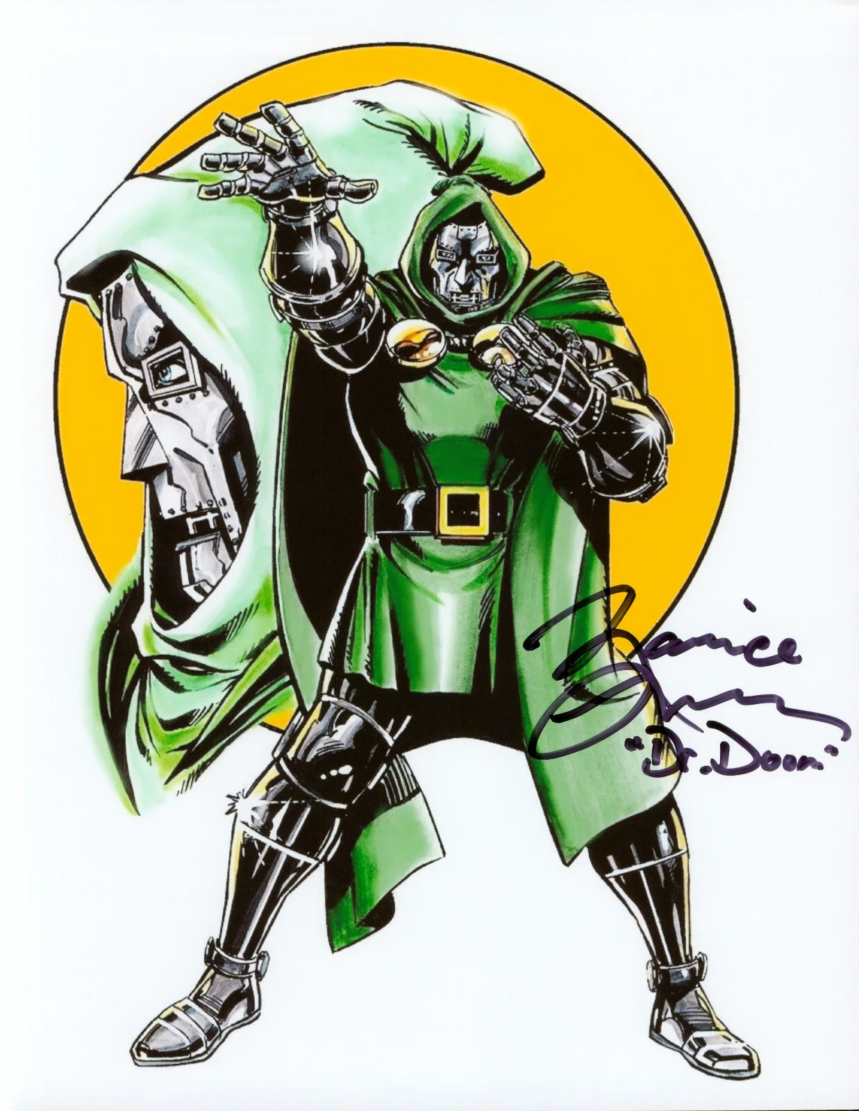Maurice Lamarche — Maurice Lamarche Autograph signed 8x10 photo Looney Tunes GI Joe Pinky & Brain