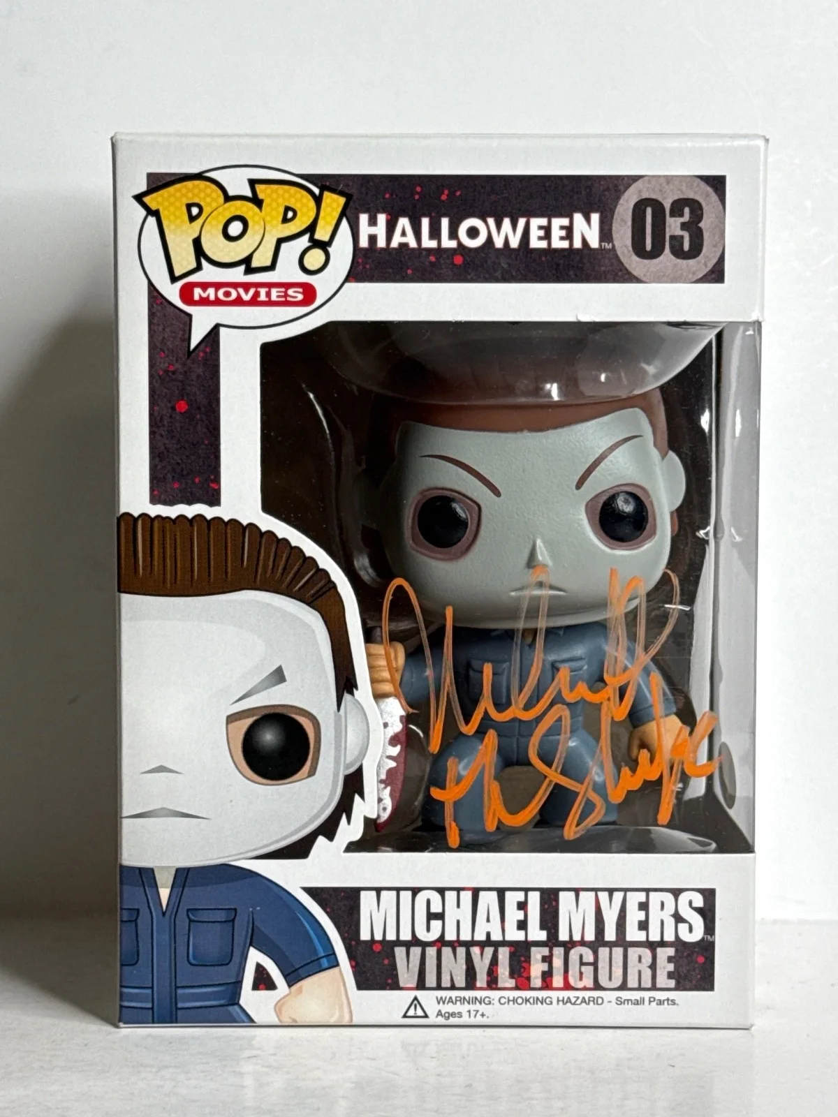 Nick Castle — Nick Castle Signed Halloween Michael Myers Funko #03 'The Shape' BAS WD75940, image 2